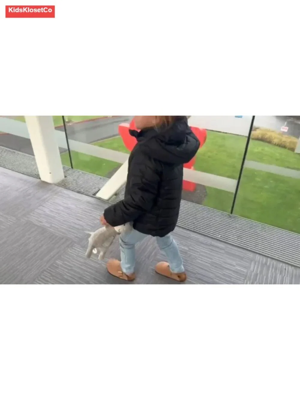 Genuine Leather Kids Clogs with Cork Footbed & Arch Support, Non-Slip EVA Sole,